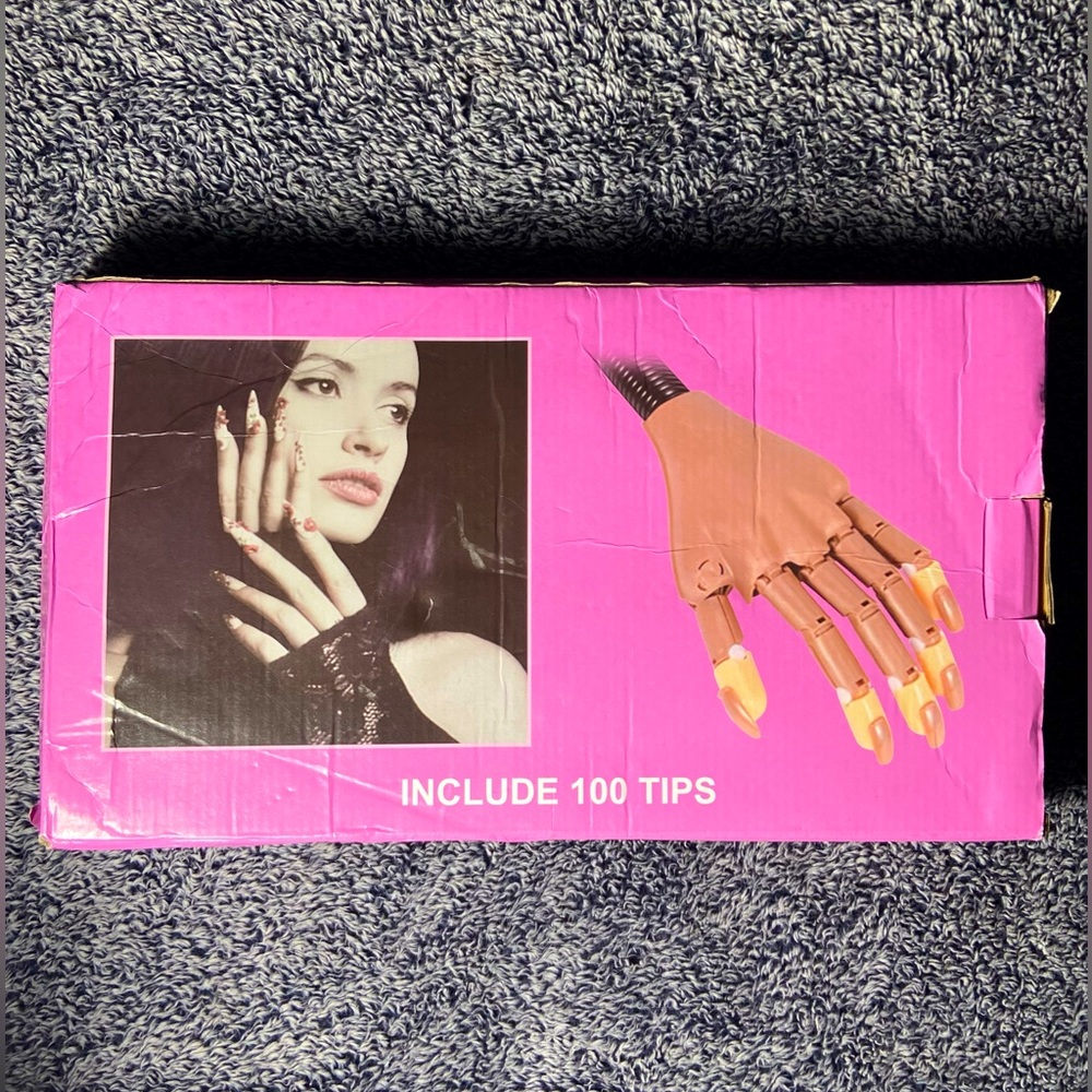 SOLD practice hand/mannequin hand for nails
